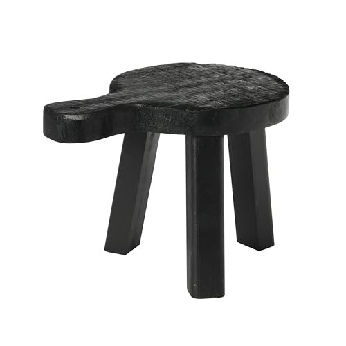 Creative Co-Op Decorative Wood Pedestal, Black | Amazon (US)
