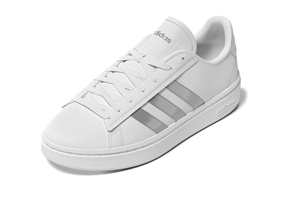 adidas Originals Grand Court Alpha (Footwear White/Silver Metallic/Footwear White) Women's Tennis Shoes | Zappos