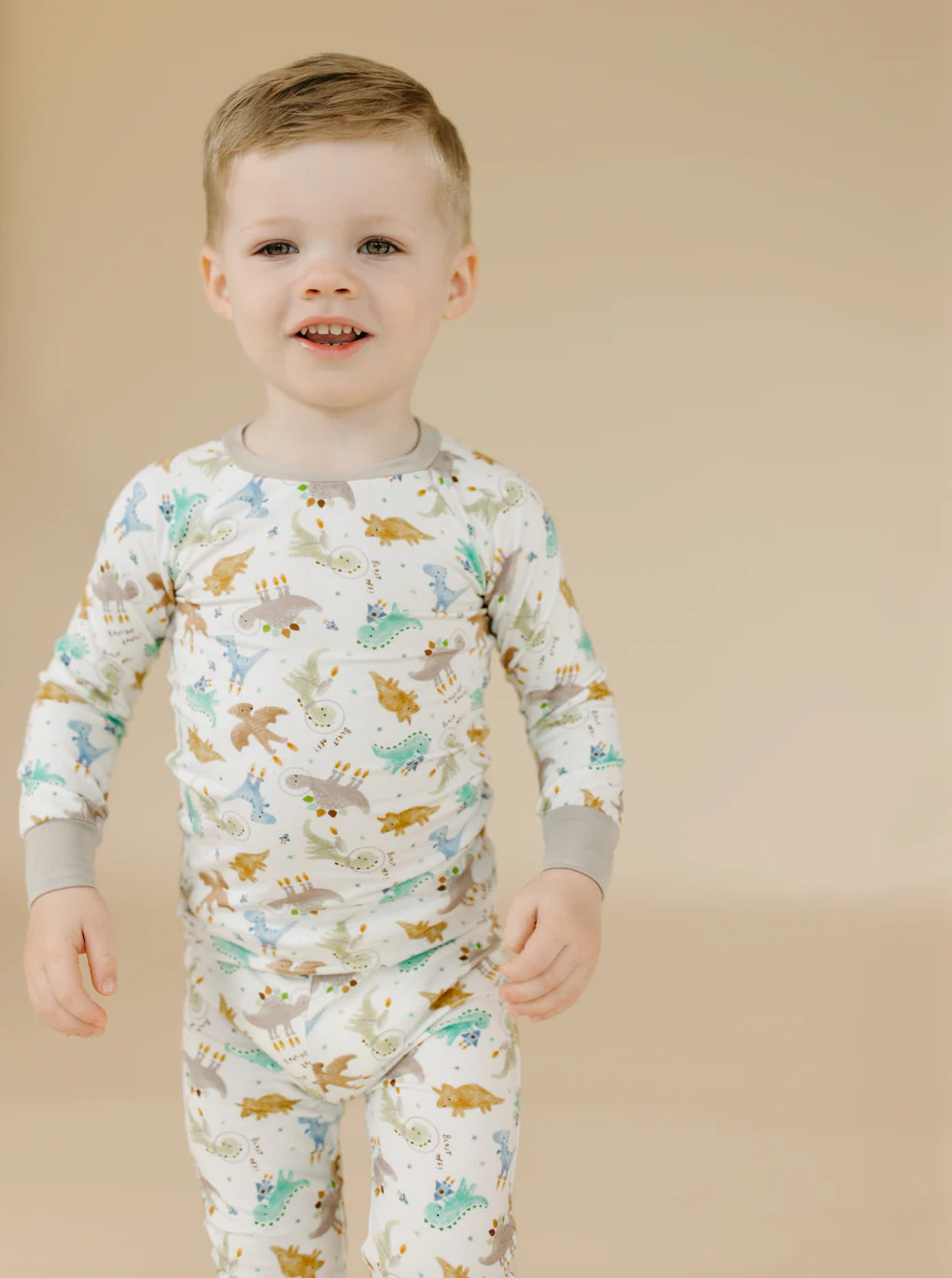 Roar-ket Dinos Two-Piece Pajama Set | Tiny Jams