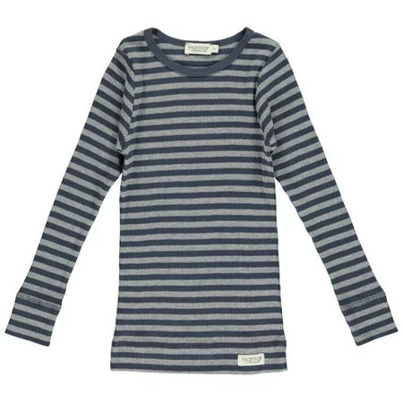 MarMar Striped Ribbed Long Sleeve Shirt | Walmart (US)