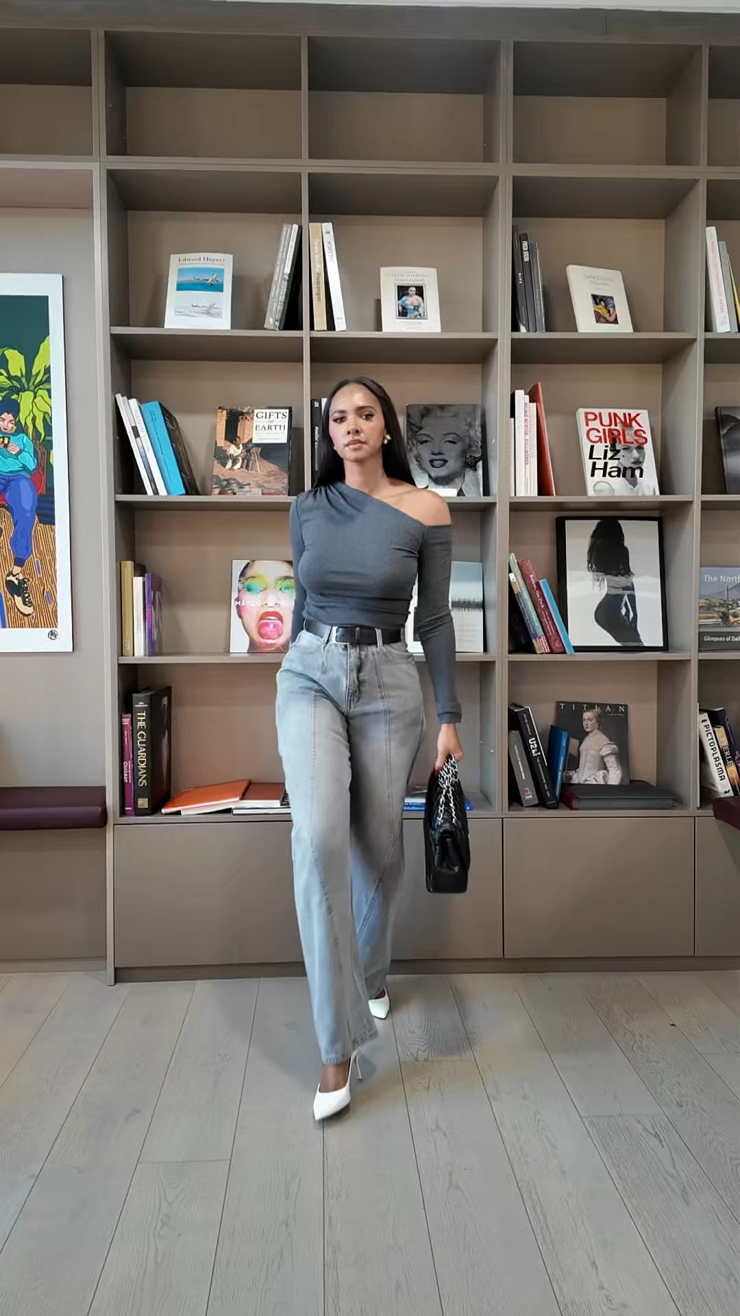 This grey off-shoulder top paired with high-rise barrel jeans adds shape and a bit of fun to my look. It’s casual, comfy, and effortlessly stylish. 

#LTKwinter #LTKgrwm #LTKstyletip