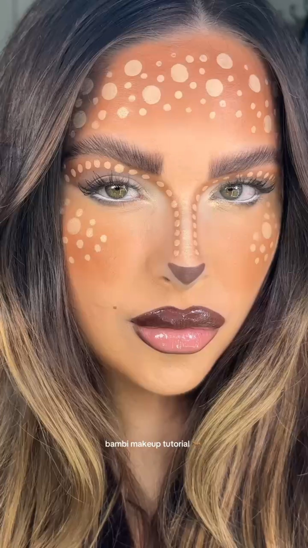 I want to be bambi everyday now🦌🥹
products used: 
@Patrick Ta Beauty bronzer duo in she’s bronzed
@makeupbymario master mattes palette shade mm6 
@Huda Beauty faux filter concealer in shade coconut flakes 
@makeupbymario master mattes palette shade mn1
@makeupbymario master mattes palette shade mn12
@NYX Professional Makeup epic wear eyeliner in shade pure white
@Lancôme highlighter in 04 halo glow
@Clarins USA supra volumizing mascara
@Anastasia Beverly Hills bronzer in tropical tan
@hudabeauty faux filter concealer in shade coconut flakes 
@Morphe Cosmetics lip liner in shade trendsetter
@Charlotte Tilbury lipstick in kim kw
#bambimakeup #deermakeup #halloweenmakeup #makeupinspo #makeuptutorial 