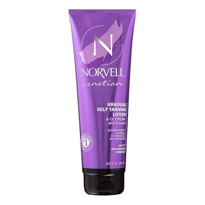 Norvell Venetian Sunless CC Tanning Color Extender Moisturizing Lotion with Violet and Brown Tone... | Amazon (US)