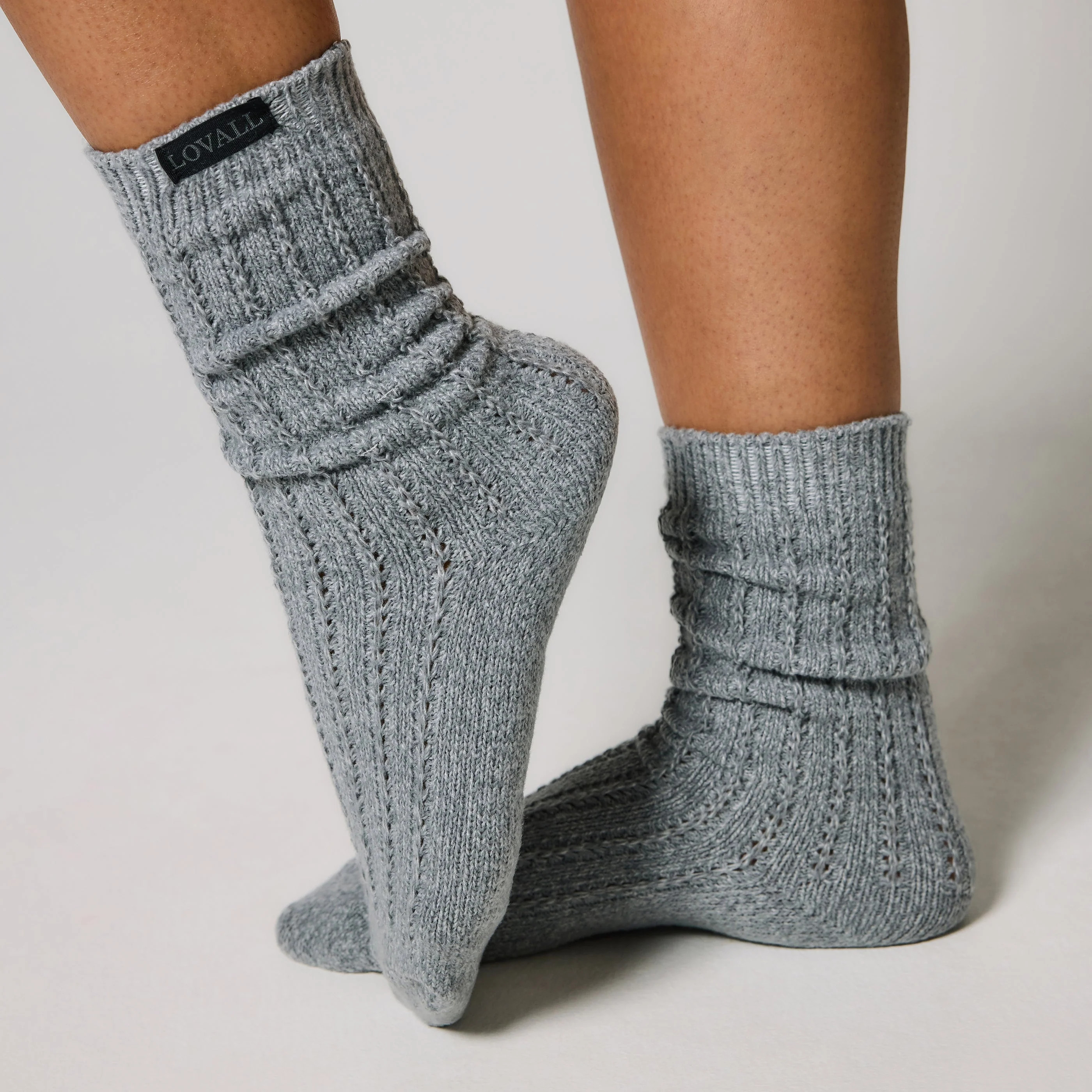 Knitted Socks | Dark Grey | LOVALL
