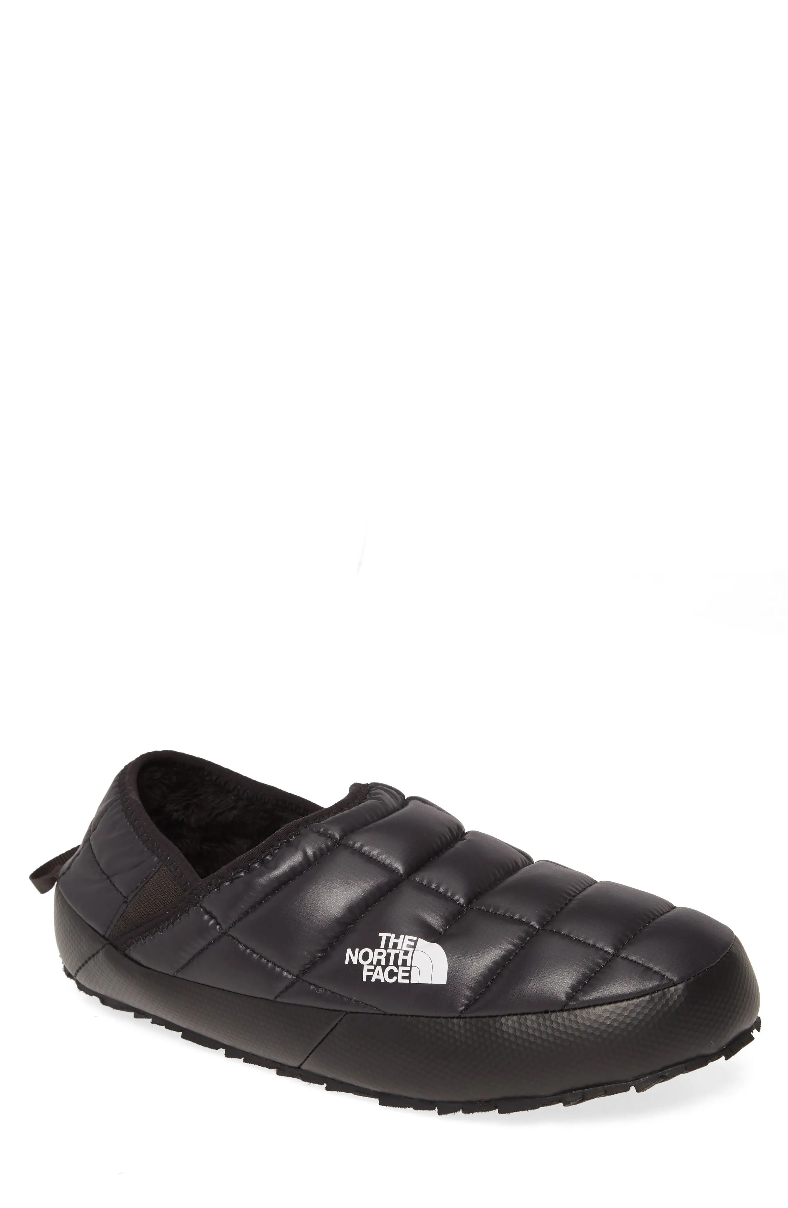 The North Face ThermoBall(TM) Traction Water Resistant Slipper, Size 10 in Tnf Black/Tnf White at No | Nordstrom