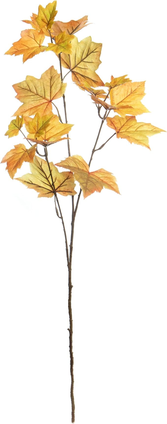 Ashland 35" Orange Maple Leaf Stem Fall Floral for Crafts and HomeDecor | Amazon (US)