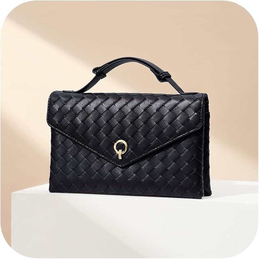 CHUNLI Clutch Purses for Women Formal Evening Crossbody Bags with Adjustable Top Handle PU Leathe... | Amazon (US)