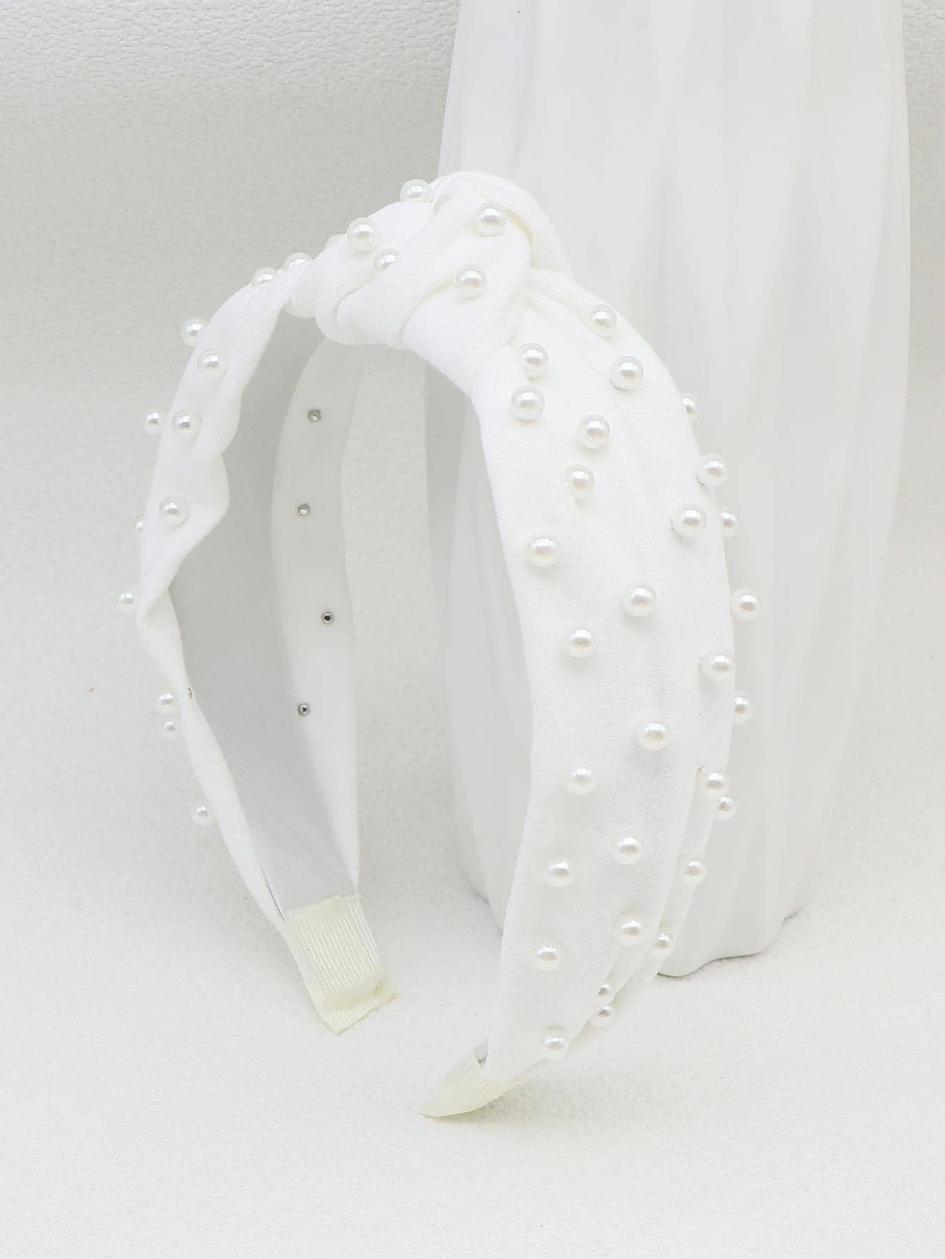 1pc Women Faux Pearl & Knot Decor Elegant Headband For Daily Decoration | SHEIN