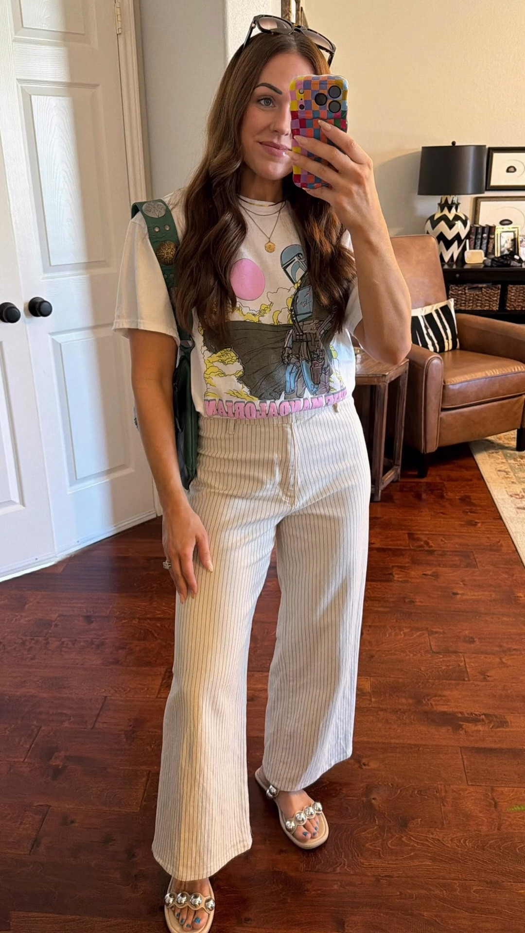 Styling a graphic tee casual spring fashion mandalorian disney Hollywood studios outfit inspo

Shirt is from Junk Food Clothing 

#LTKootd #LTKOver40 #LTKSpringSale