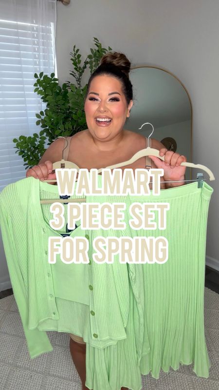 Found the CUTEST *budget friendly* curvy set for spring! This would be PERFECT for Easter or for any of my teachers/ office gals who want the cutest look! 

Wearing a size xxl in all 3 pieces! 💚

#LTKplussize #LTKstyletip #LTKfindsunder50