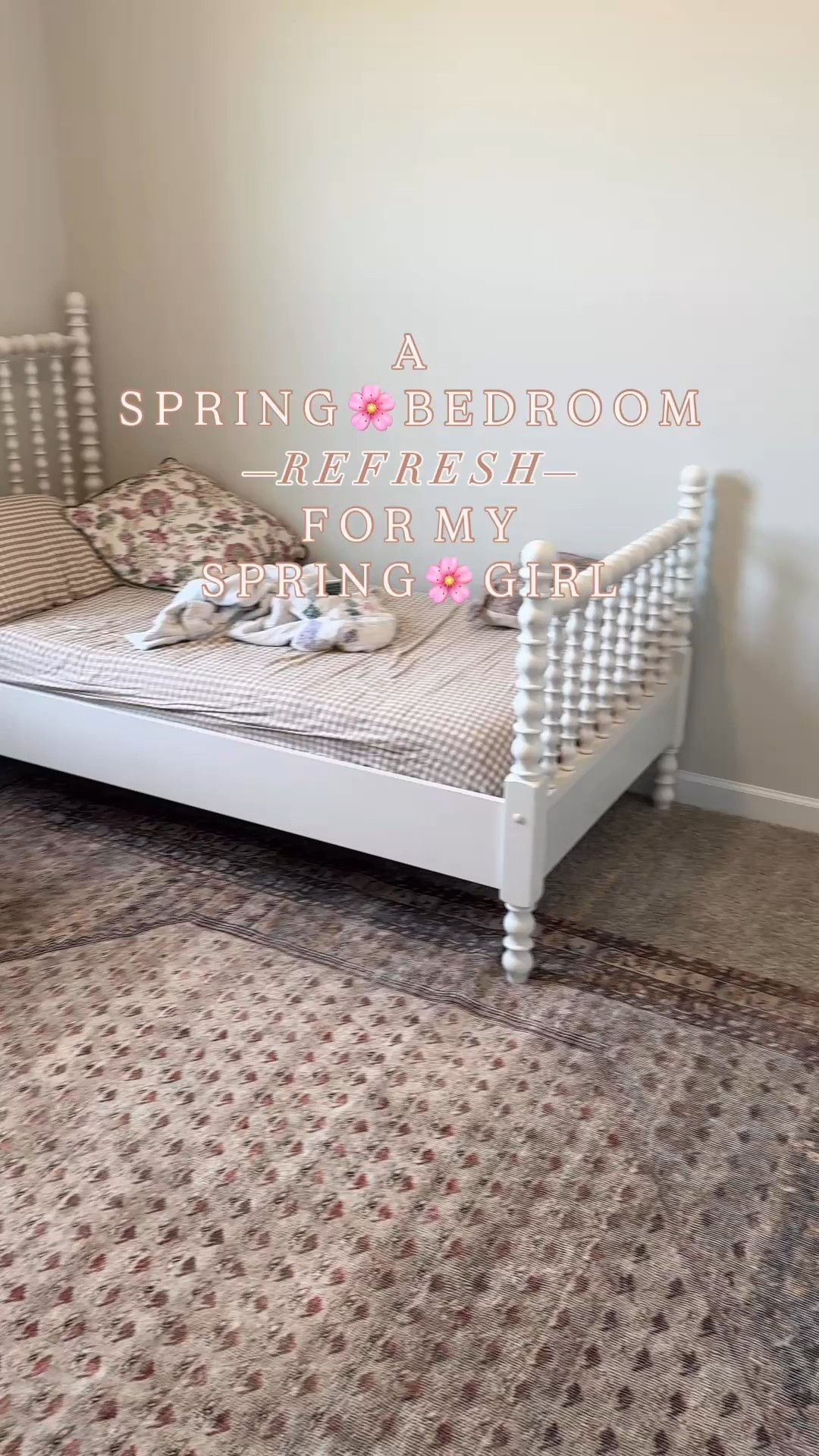 Spring refresh bedding for my oldest daughter. She asked for pink and flowers! She loves it so much! Levtex had the most beautiful bedding and these washed linen sheets are SO soft! I already have some in my cart for my boys next  

#LTKKids #LTKHome #LTKSeasonal