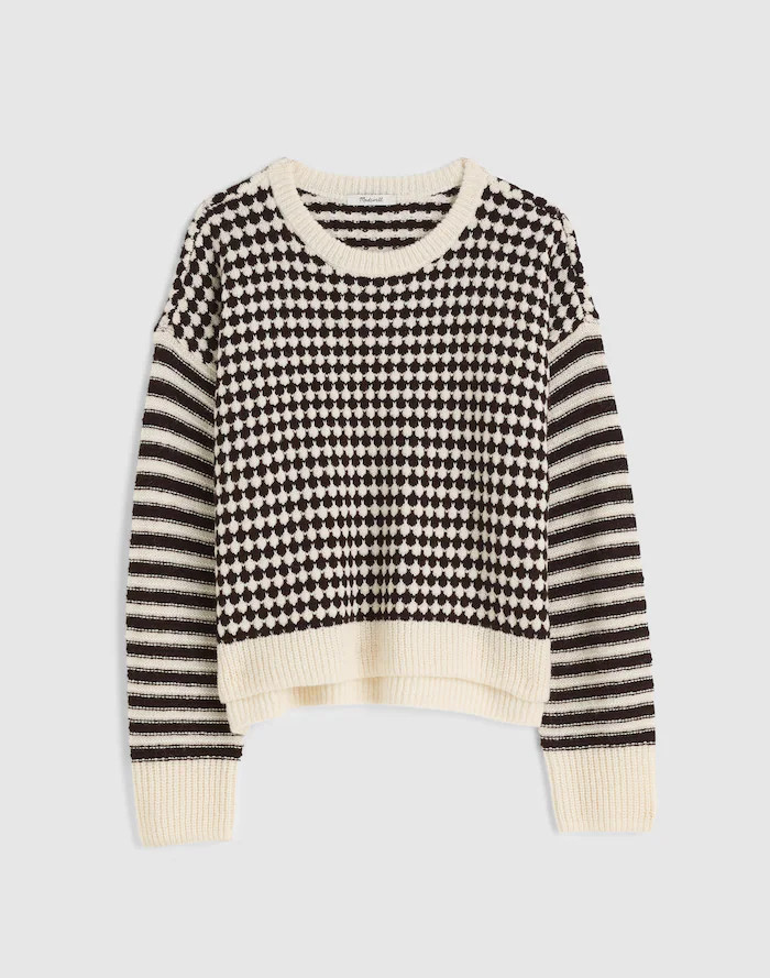 Mixed Stripe Pullover Sweater | Madewell