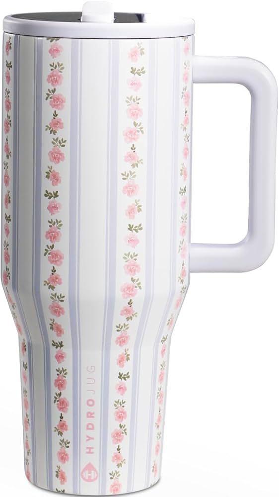 HydroJug Traveler - 40 oz Water Bottle with Handle & Flip Straw - Fits in Cup Holder, Leak Resist... | Amazon (US)