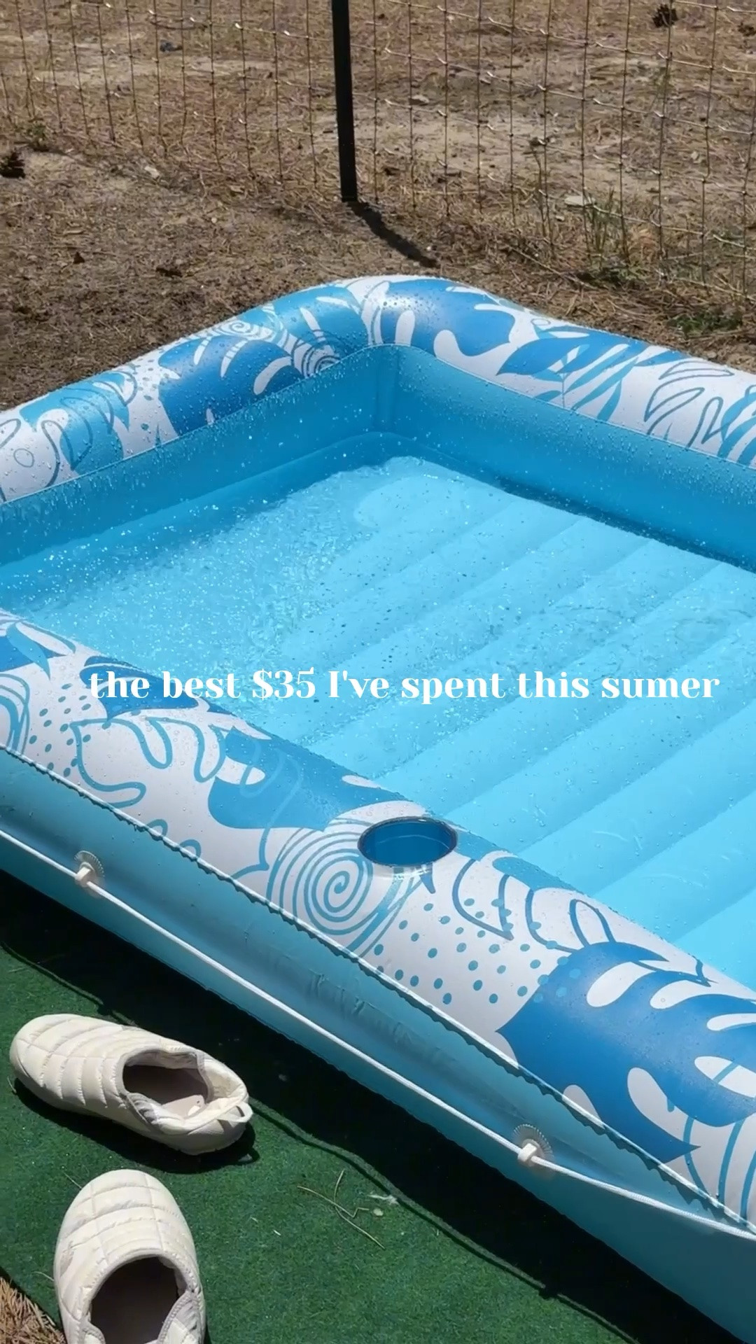 I bought this little tanning pool on a whim and I've used it almost every weekend when the suns been out ☀️💛👙#summerfinds

#LTKSeasonal
