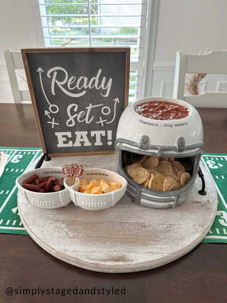 Football Toothpick Server | Mud Pie