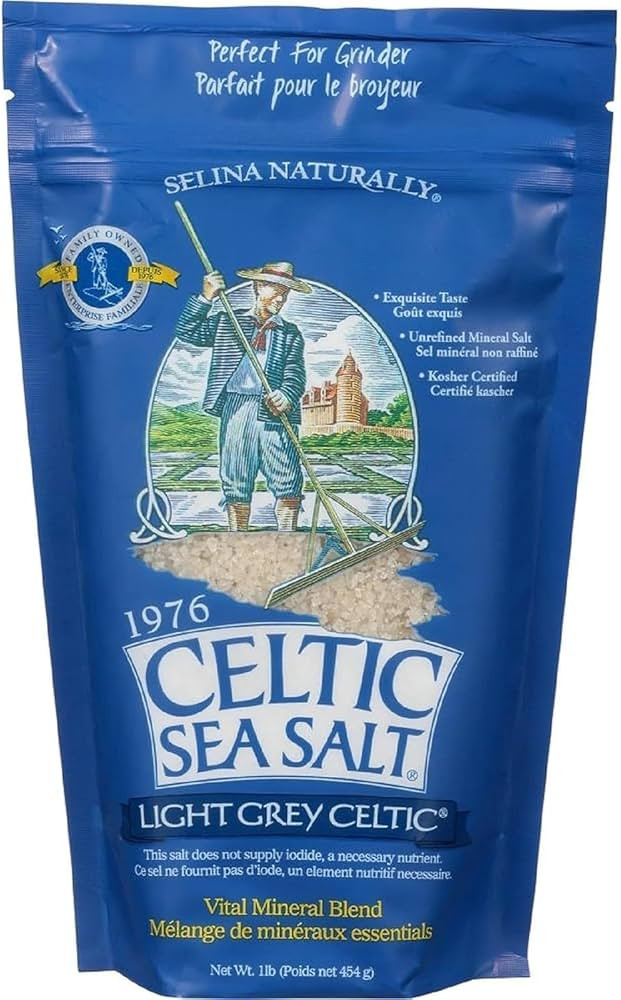 Light Grey Celtic coarse sea salt, 1 lb. bag | Amazon (US)