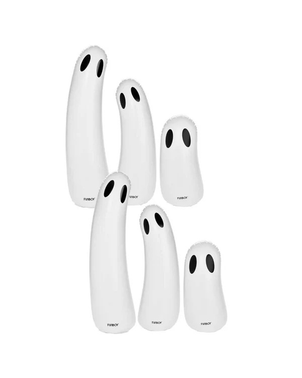 Halloween Ghost Decor
                      Light Up, 6-Pack | FUNBOY