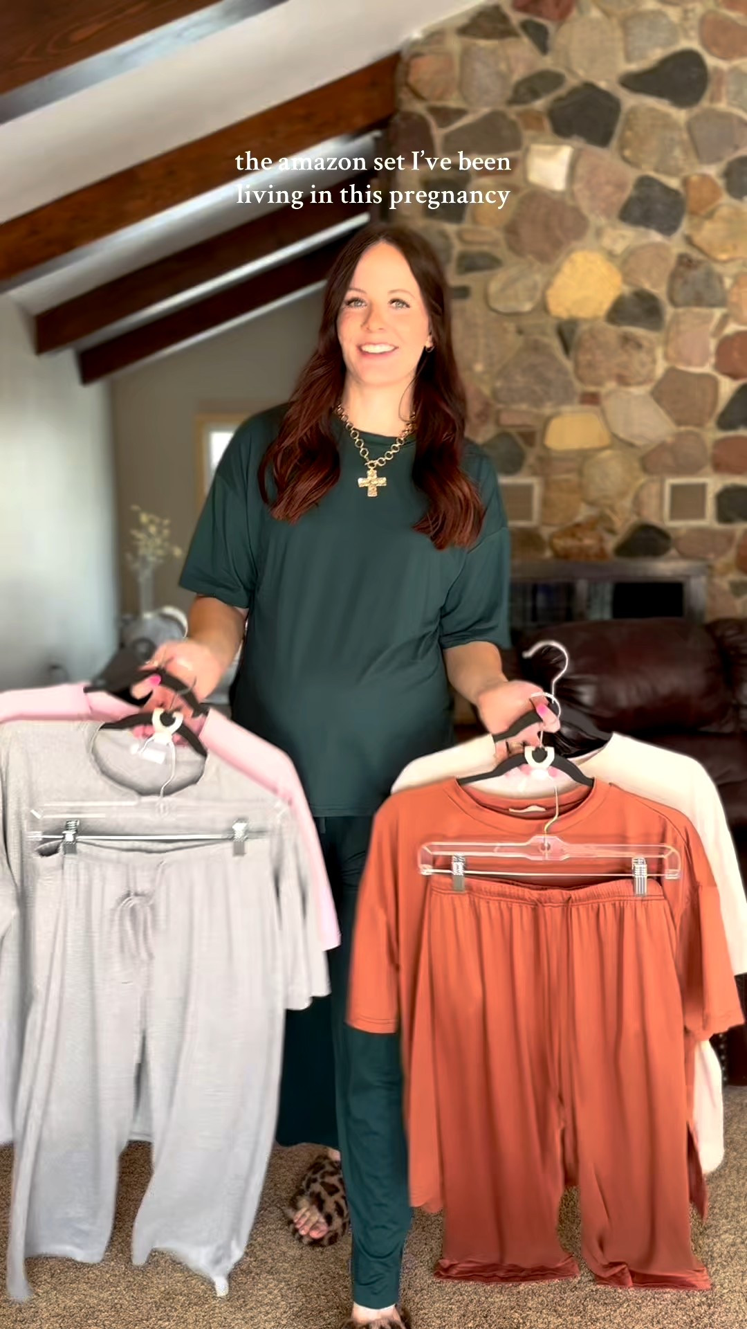 Bump + postpartum friendly lounge set 🤍
Not maternity, super comfy, and flattering, there’s a reason I own it in 5 colors. Wearing a medium @ 27 weeks.

#loungewear #pregnancystyle #momstyle #bumpfriendly

#LTKmomlife #LTKBump #LTKootd