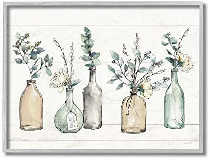 HAUS AND HUES Framed Vintage Botanical Prints - Set of 4 Framed Farmhouse Bedroom Wall Decor, Rus... | Amazon (US)