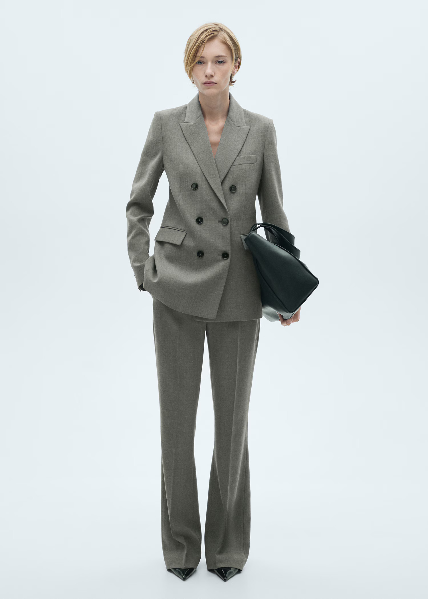 Flared suit trousers - Women | MANGO USA | Mango (US/MX/AU)