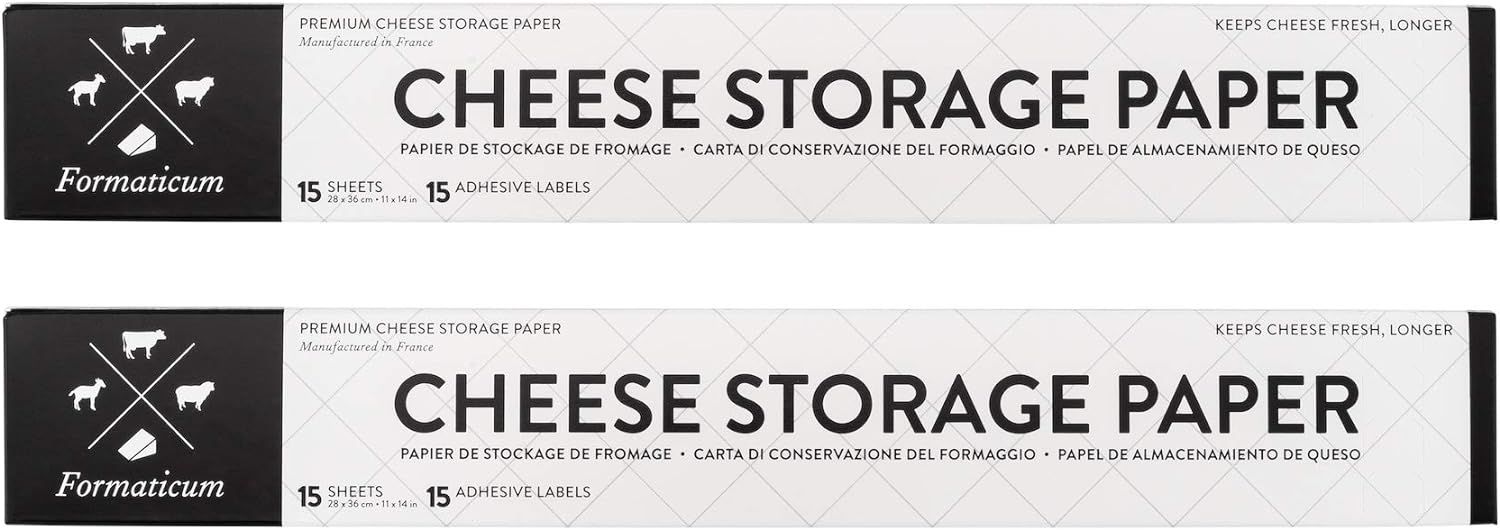 Formaticum Cheese Storage Wax-Coated Paper, Keep Charcuterie Fresh, 30 Sheets | Amazon (US)