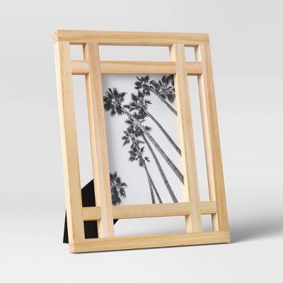 Table Single Image Frame with Openwork Corners Brown - Threshold™ | Target