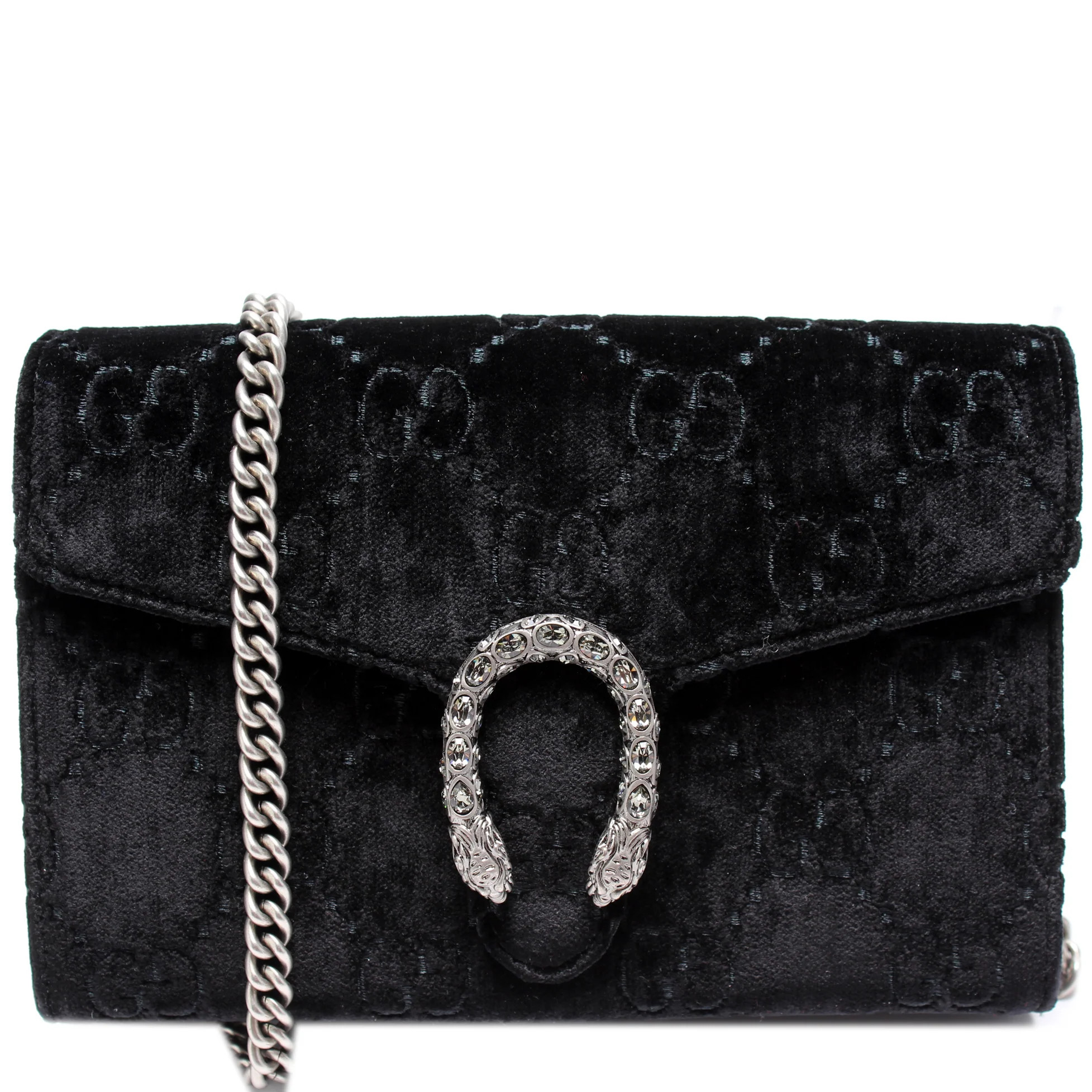 401231 GG Velvet Dionysus Mini Wallet | Keeks Designer Handbags