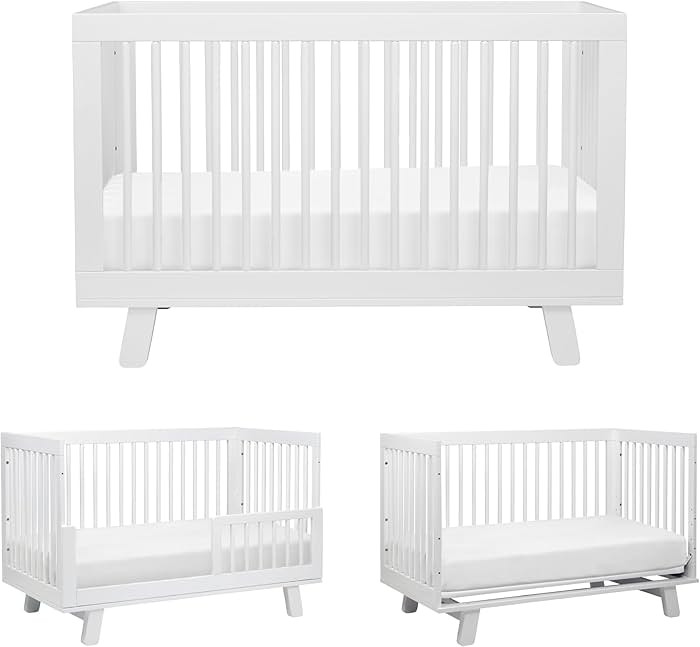 Babyletto Hudson 3-in-1 Convertible Baby Crib with Toddler Bed & Daybed Conversion - Easy to Asse... | Amazon (US)