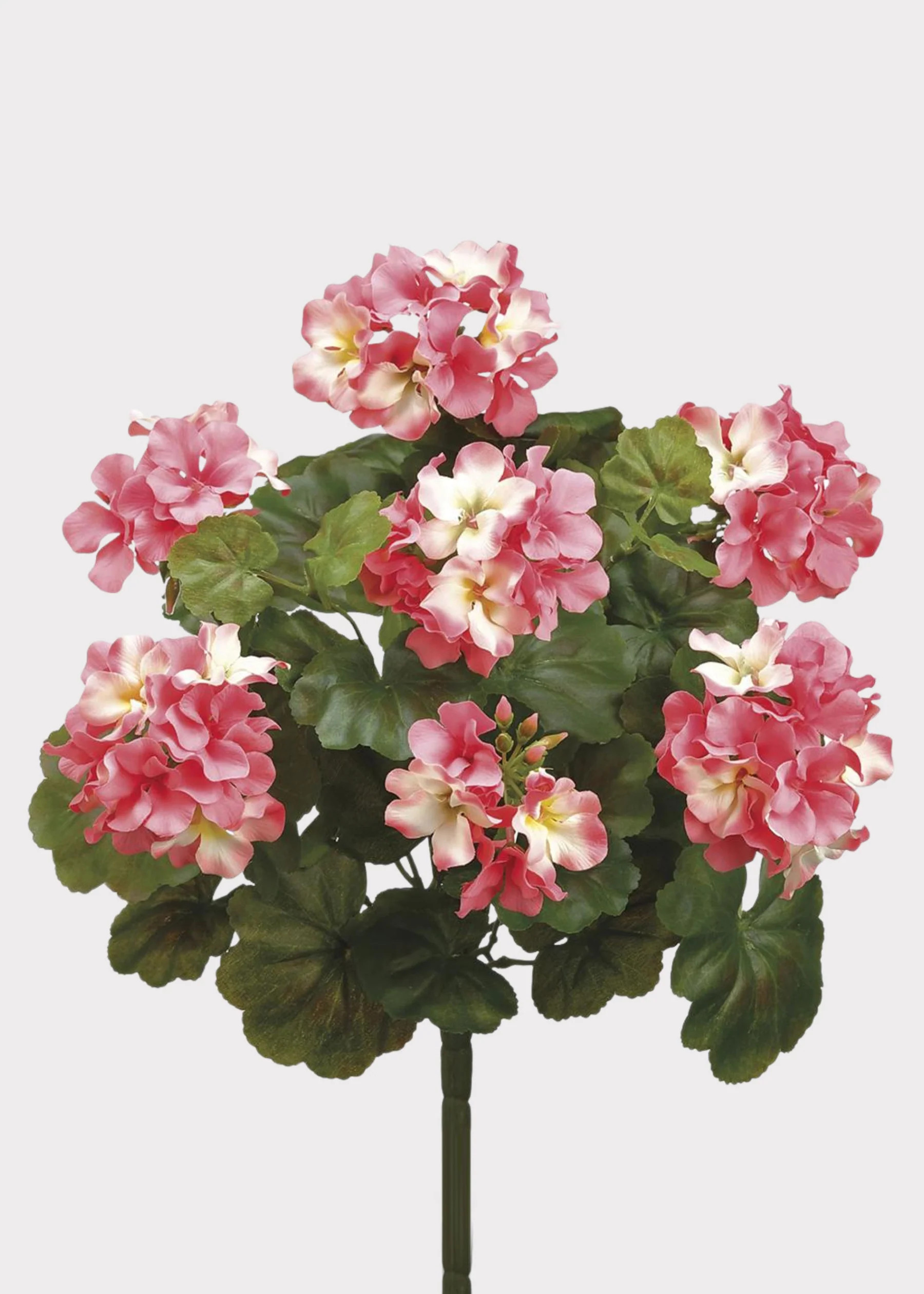 Water Resistant Geranium Bush | Realistic Fake Flowers at Afloral | Afloral