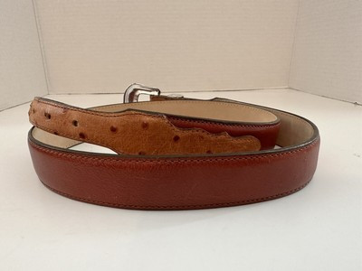 Justin Top Grain Cowhide Belt Size 36 C10135 Silver Tone Buckle Made In USA  | eBay | eBay US