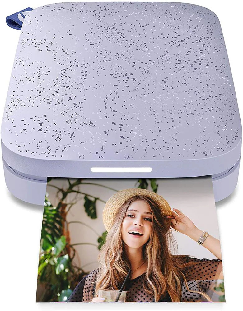 HP Sprocket Portable 2x3"" Instant Photo Printer (lilac) Print Pictures On Zink Sticky-backed Paper From Your Ios and roid Device | HPISPPR | Lowe's