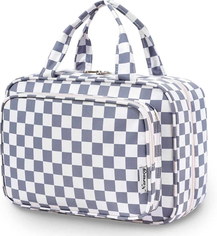 Narwey Travel Toiletry Bag for Women Large Hanging Makeup Bag Organizer Toiletries Bag for Full S... | Amazon (US)