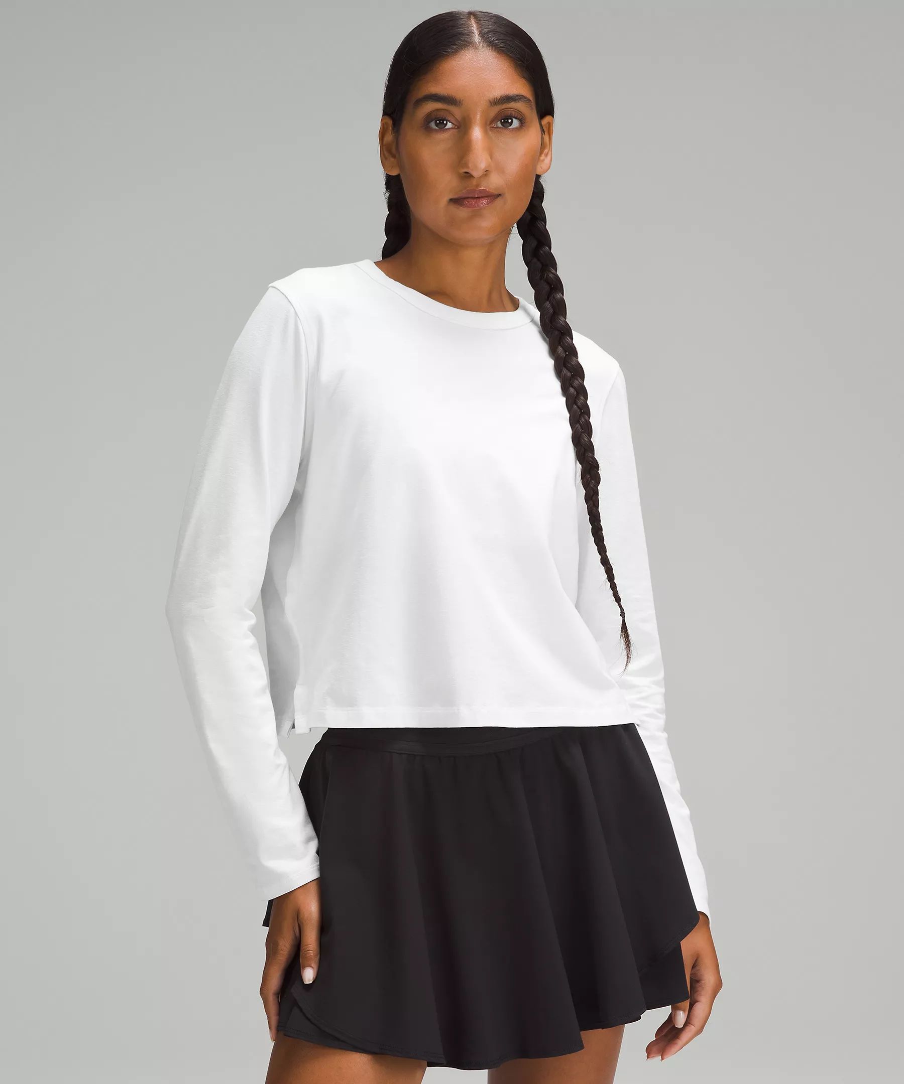 Classic-Fit Cotton-Blend Long-Sleeve Shirt | Women's Long Sleeve Shirts | lululemon | Lululemon (US)