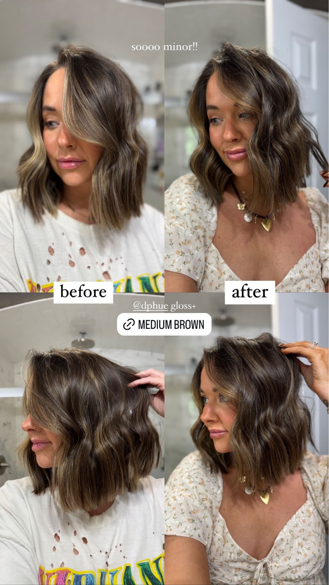 Linking the gloss+ I used this morning! Such a subtle change but def deep conditioning and worth the money if you’re in need of a glaze at home! I used Medium Brown

Hair, DP hue, hair care, at home glaze, in-shower gloss, hair gloss, medium brown, brunette 

#LTKBeauty #LTKFindsUnder50