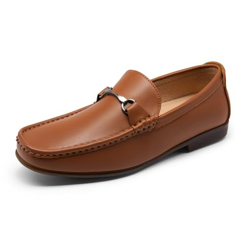 Bruno Marc Men's Dress Loafers Slip On Casual Driving Loafer,Size 10,Tan,Henry-1 | Amazon (US)