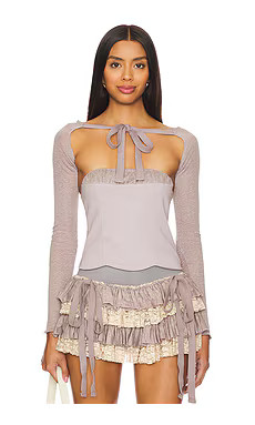 Zemeta Always Sleeve Shrug in Lavender from Revolve.com | Revolve Clothing (Global)