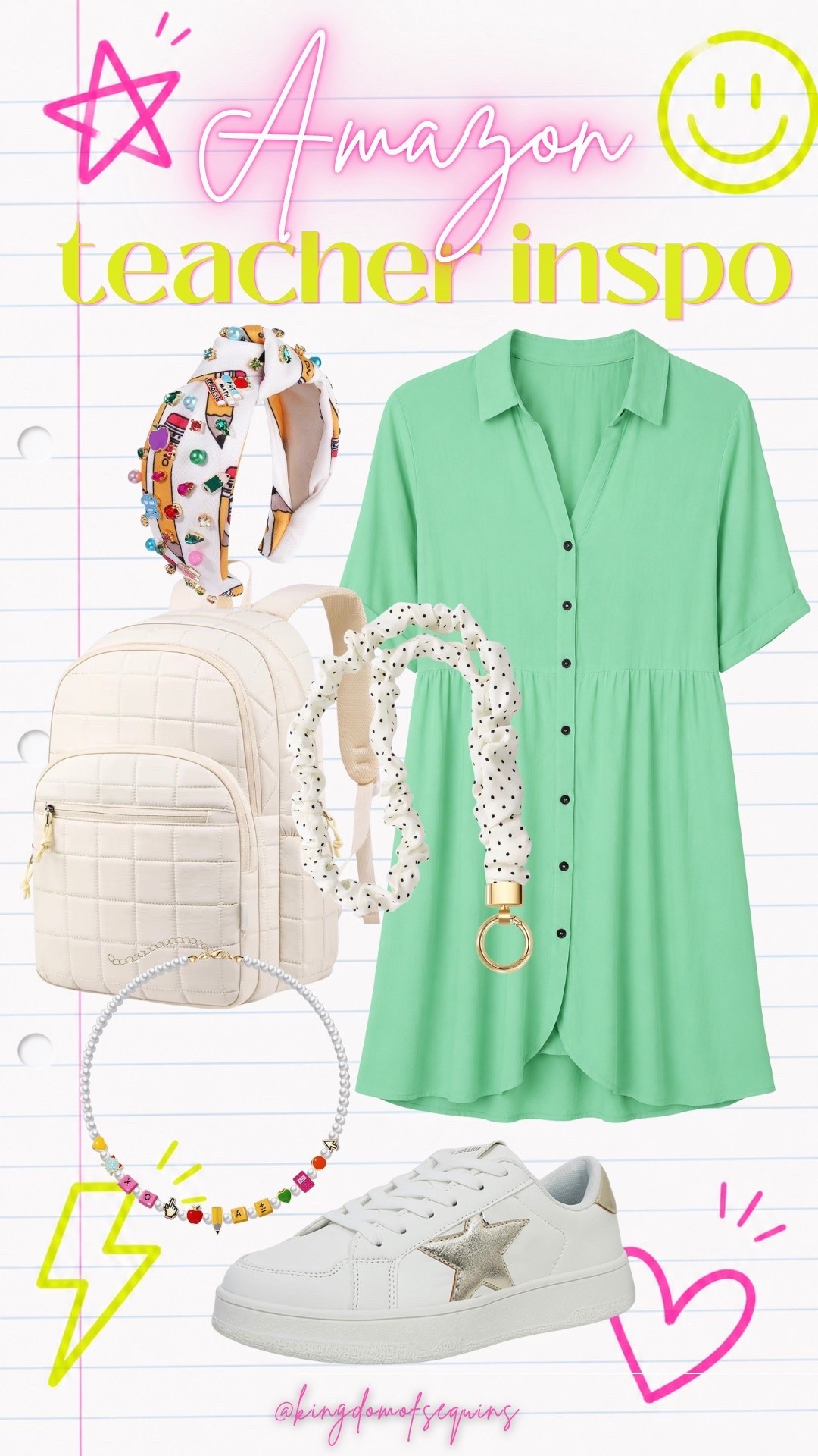 The cutest teacher outfit idea from Amazon.

#LTKootd #LTKWorkwear #LTKSeasonal