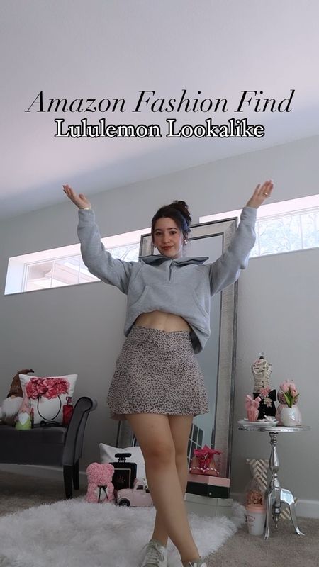 Cutest new Lululemon lookalike from Amazon & itself currently on sale!! 🤍 Half zip cropped hoodie is so cute, Im wearing in the grey color in a small, fits true to size. Limit time deal currently 36% off and under $30. 

Amazon fashion / Amazon must haves / hot pink / college girl style / spring style / spring everyday outfit ideas / college girl outfit ideas / Amazon style / Amazon finds fashion / clean girl outfits/ clean girl aesthetic/ lululemon dupes / lululemon lookalikes/ looks for less / Amazon looks for less / Amazon dupes / Amazon fitness / cute gym fits / cute gym outfits / running outfits / running shorts / lululemon shorts / pinterest outfits / pinterest style / cute college outfits / spring rompers / spring dresses/ Amazon spring outfits / amazon clothes / amazon fashion / spring fashion for women / summer fashion for women / vacation style / vacation outfits/ travel outfits / travel essentials / belt bag / running outfits/ Amazon athletic/ athleisure / workout set / workout outfits / workout clothes

#LTKfitness #LTKfindsunder100 #LTKVideo