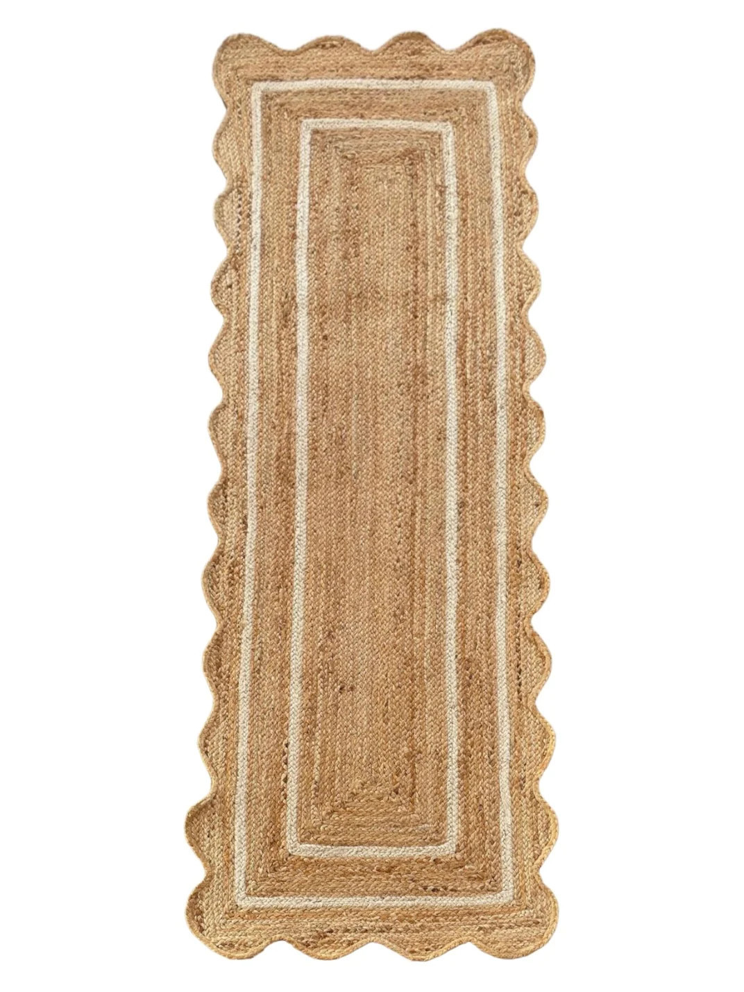 Wavy Jute with White Border | Milagro Collective