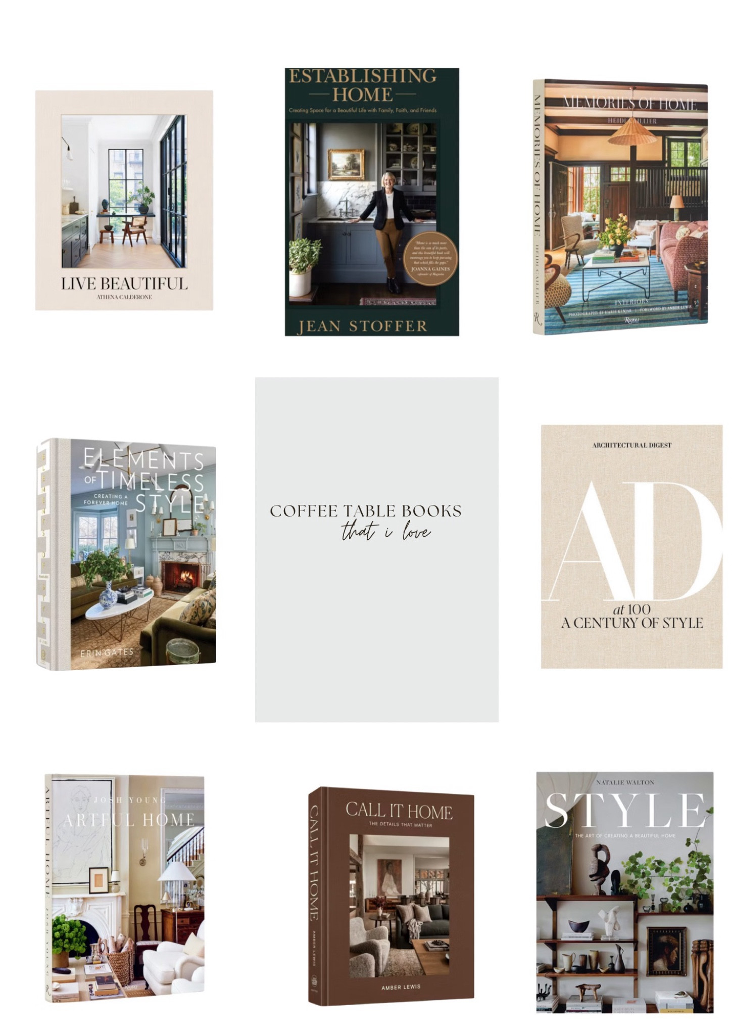Coffee table books that I’ve used and love. 

Coffee table books, pretty books, books for styling, affordable coffee table books. 

#LTKU #LTKSaleAlert #LTKHome