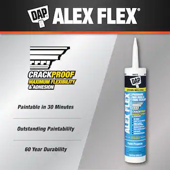 DAP Alex Flex 10.1-oz White Paintable Latex Caulk | Lowe's