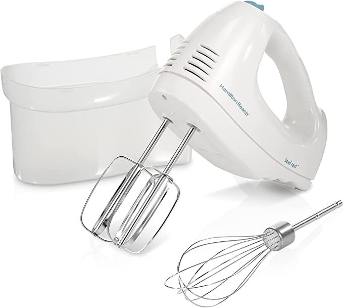 Hamilton Beach 6-Speed Electric Hand Mixer with Whisk, Traditional Beaters, Snap-On Storage Case,... | Amazon (US)