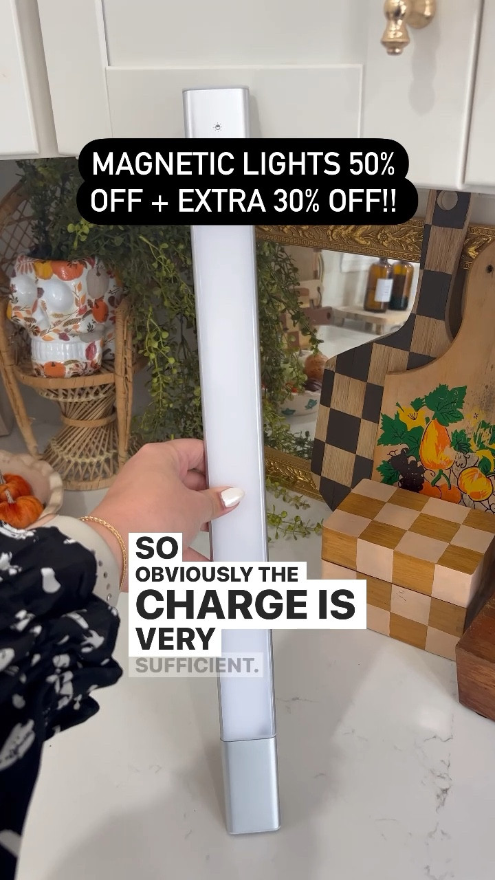 Motion sensor rechargeable lights PERFECT for kitchen, pantry, hallways, bathroom, cabinets — on sale!! 

#LTKfindsunder100 #LTKhome #LTKsalealert