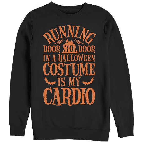 Women's CHIN UP Halloween Costume Cardio Sweatshirt | Target