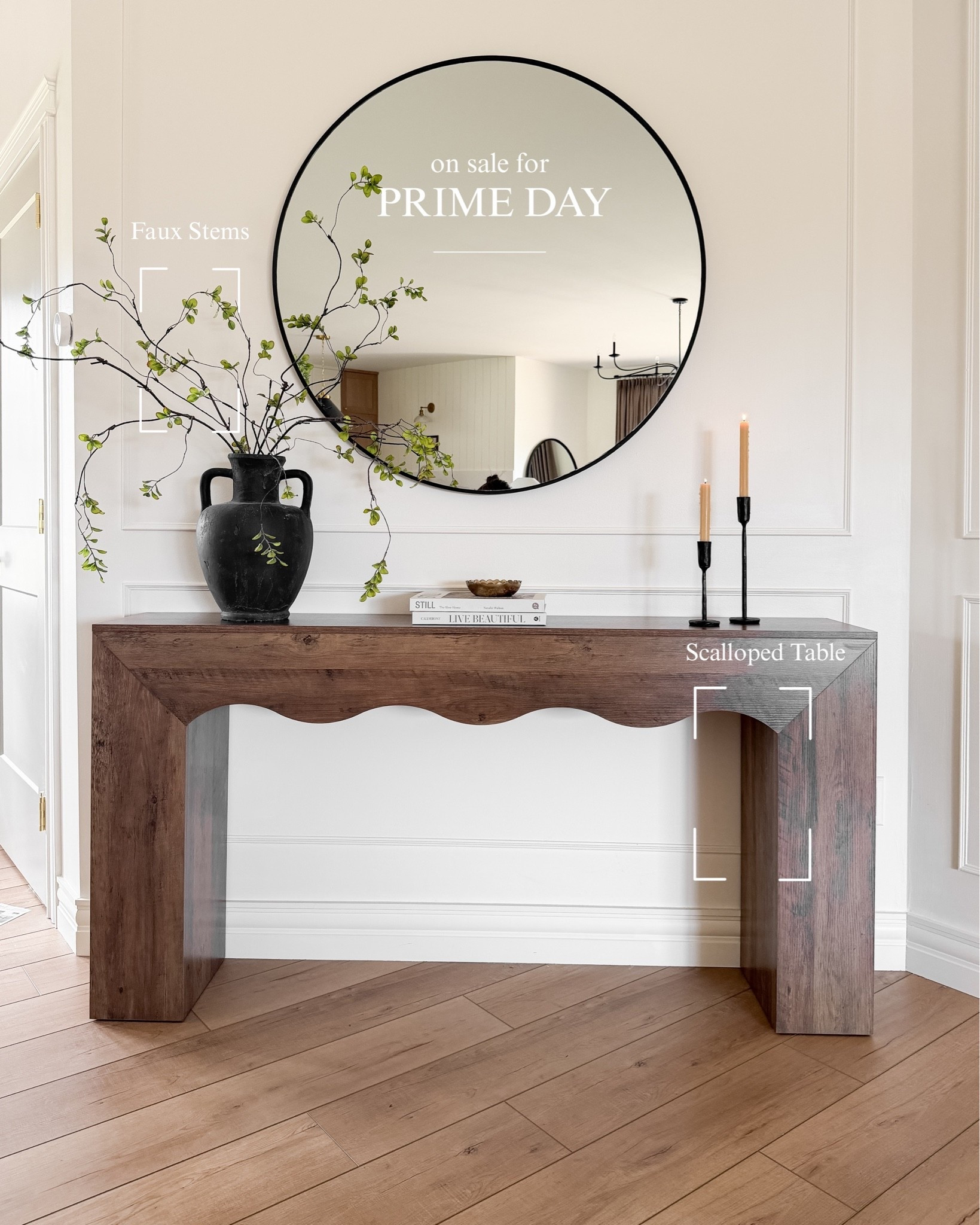 Amazon Prime Day deal 🤎

This scalloped console has been one of my favorite Amazon furniture finds. It’s such a statement piece on its own and styles beautifully with stems, candles, and artwork.

#LTKhome #LTKsale #LTKcanada
