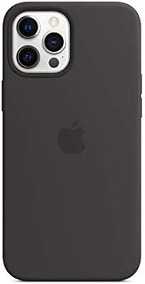 Apple Silicone Case with MagSafe (for iPhone 12 Pro Max) - Black | Amazon (US)