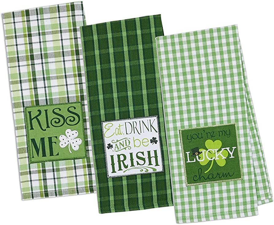 DII Celebrate St. Patrick's Day Kitchen Collection, St. Patty's Day, Dishtowel Set | Amazon (US)