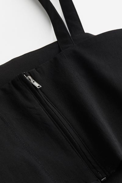 Twill Corset-style Top - Black - Ladies | H&M US | H&M (US + CA)