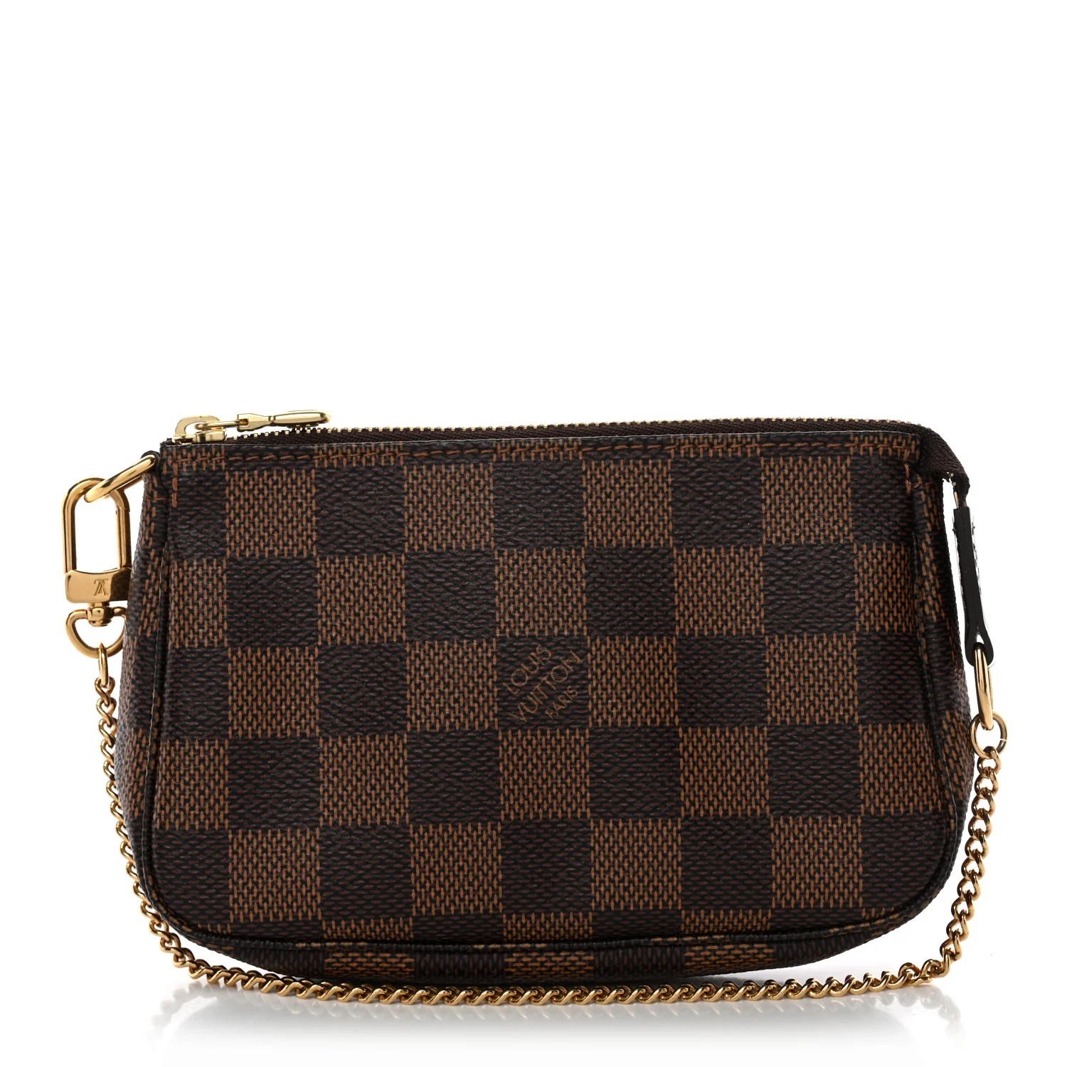 Damier Ebene Mini Pochette Accessories | FASHIONPHILE (US)