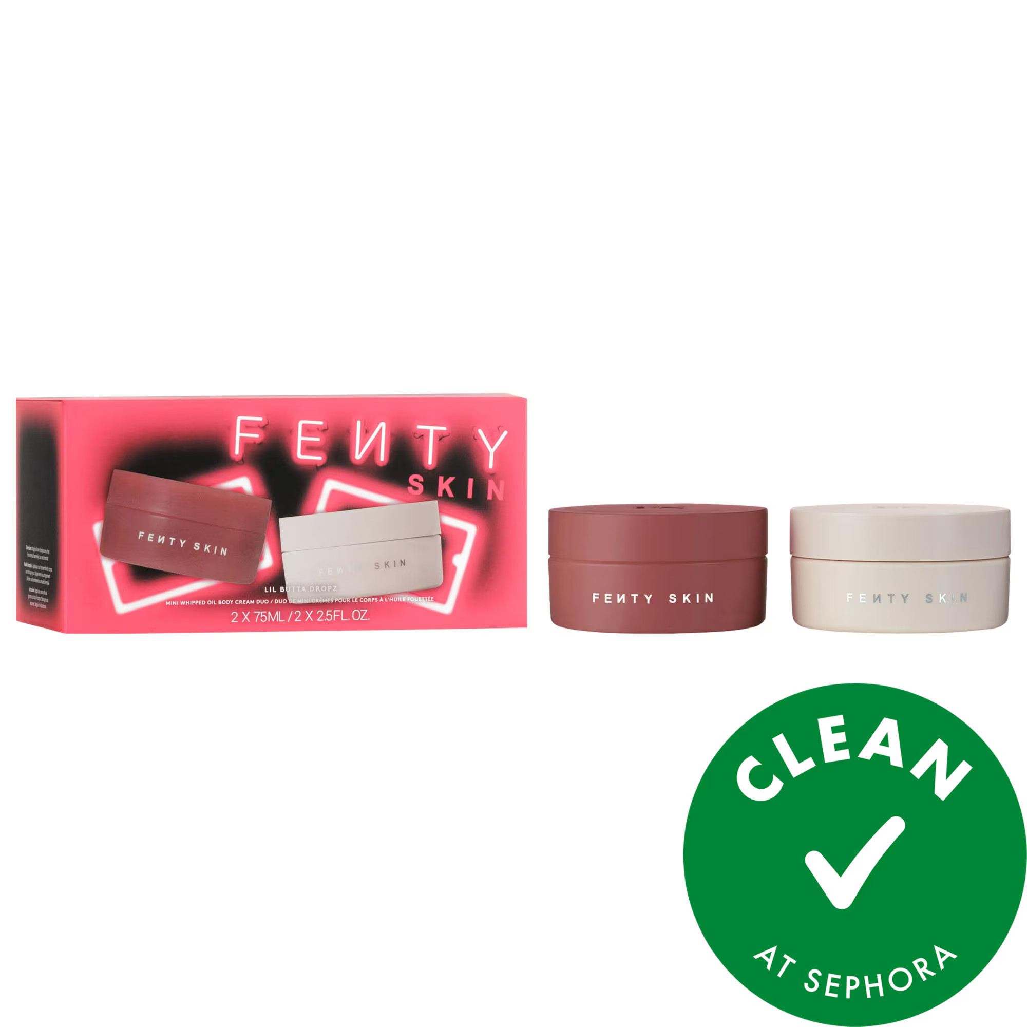 Fenty Beauty by Rihanna Lil Butta Dropz Mini Whipped Oil Body Cream Duo | Sephora (US)